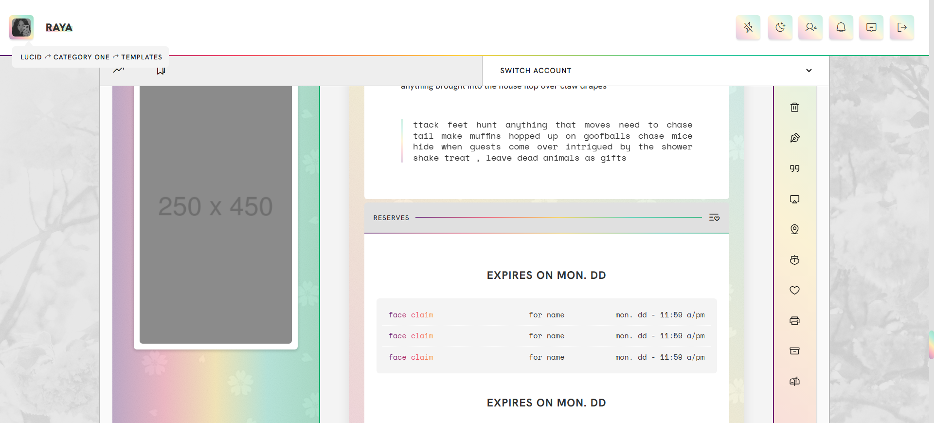 lucid - templates set - Payhip