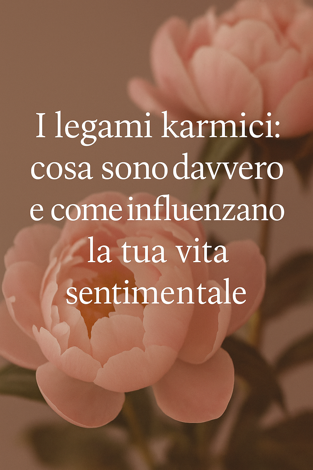 Copertina illustrata con due persone che si abbracciano, rappresentazione visiva dei legami karmici e delle dinamiche sentimentali profonde, con titolo in italiano sull'influenza spirituale nelle relazioni.