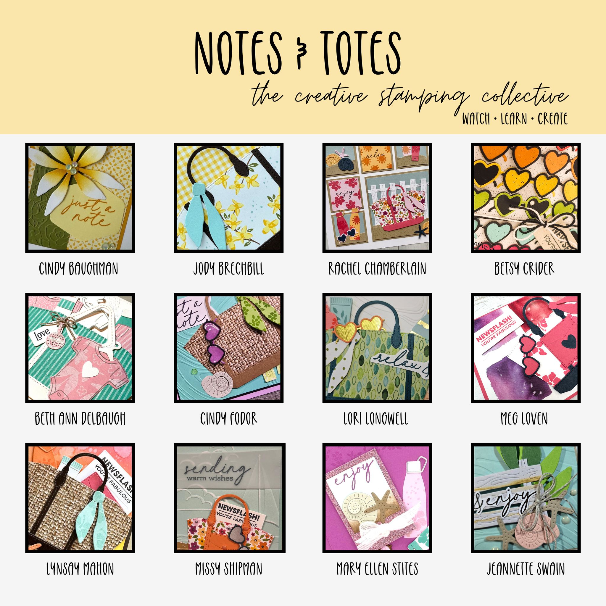 Tote Model Notes Notes & Totes Tutorial Bundle - Payhip
