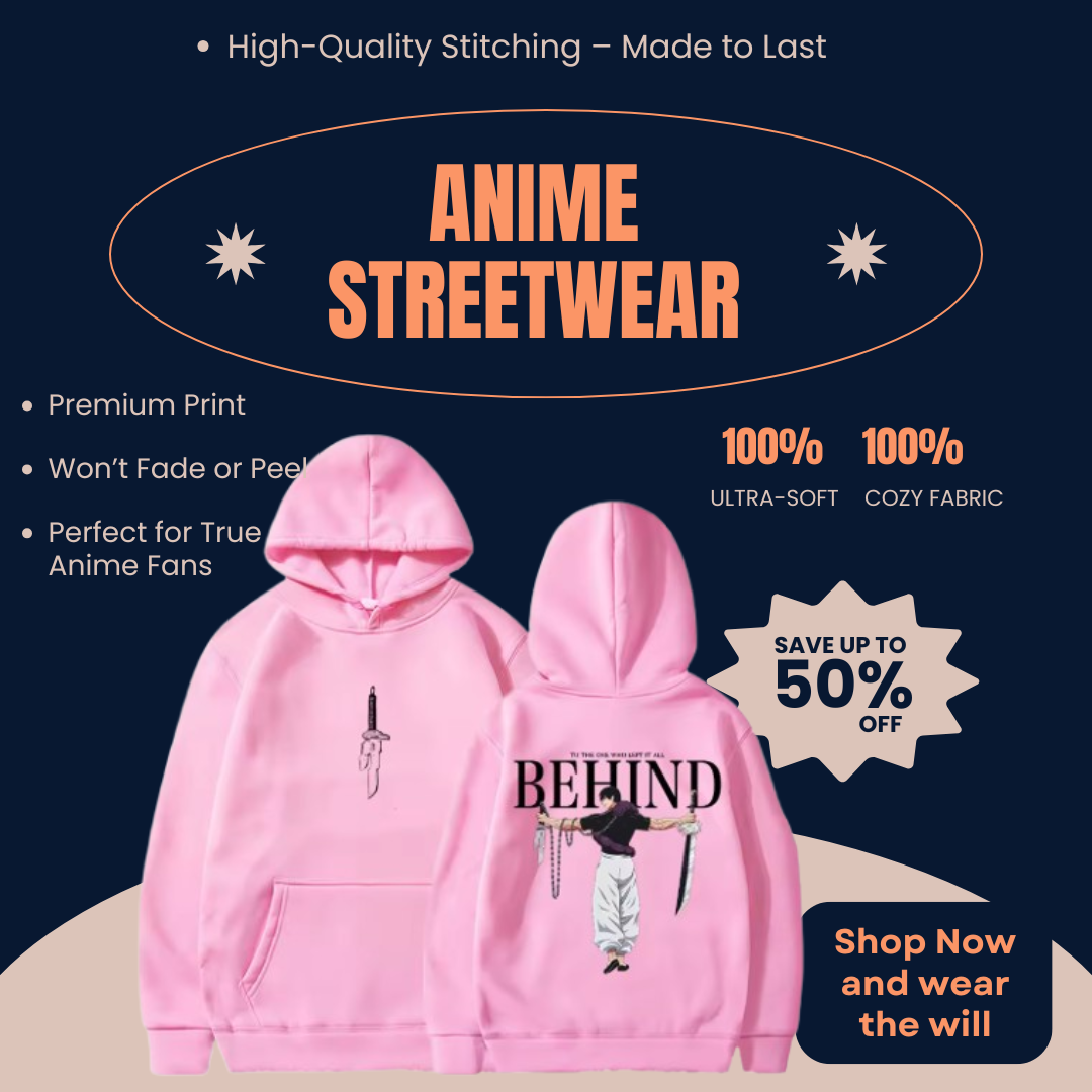 Pink Toji Fushiguro Hoodie – Unique pink hoodie with high-quality Toji Fushiguro print for anime fans who want bold fashion with soft comfort.
