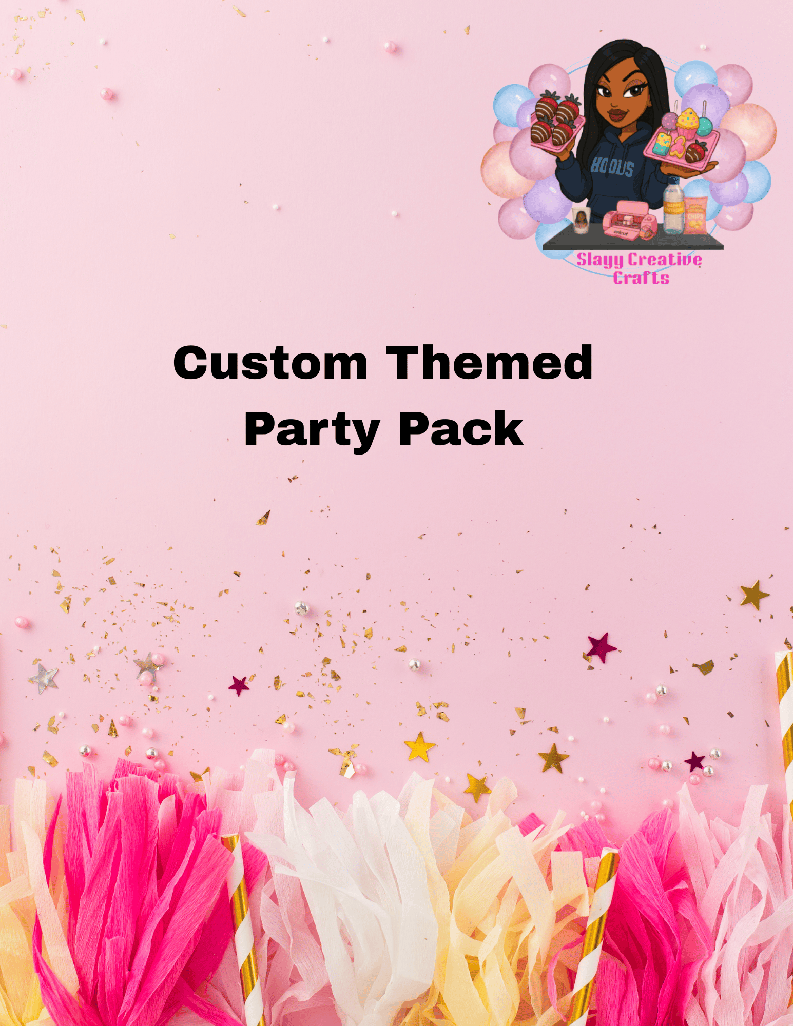 SlayyCreativeCrafts - Digital Themed Birthday Party Packs - Payhip