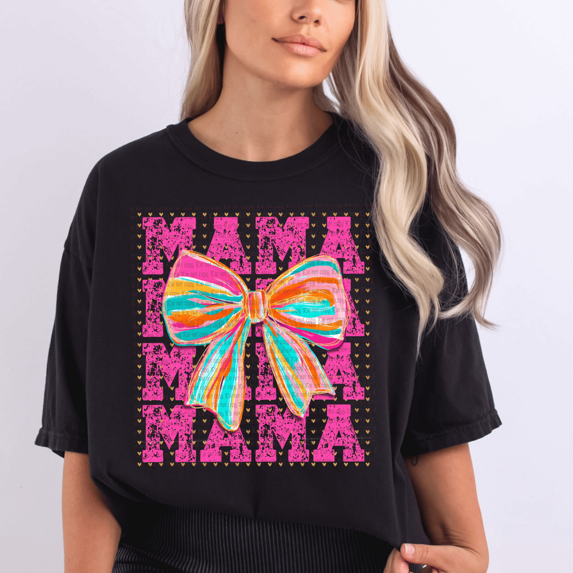 Mama bow dark pink - Payhip