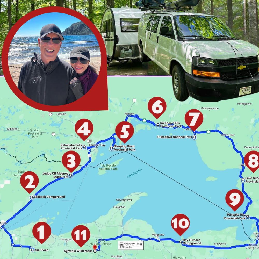 Lake Superior Loop RV travel itinerary guide