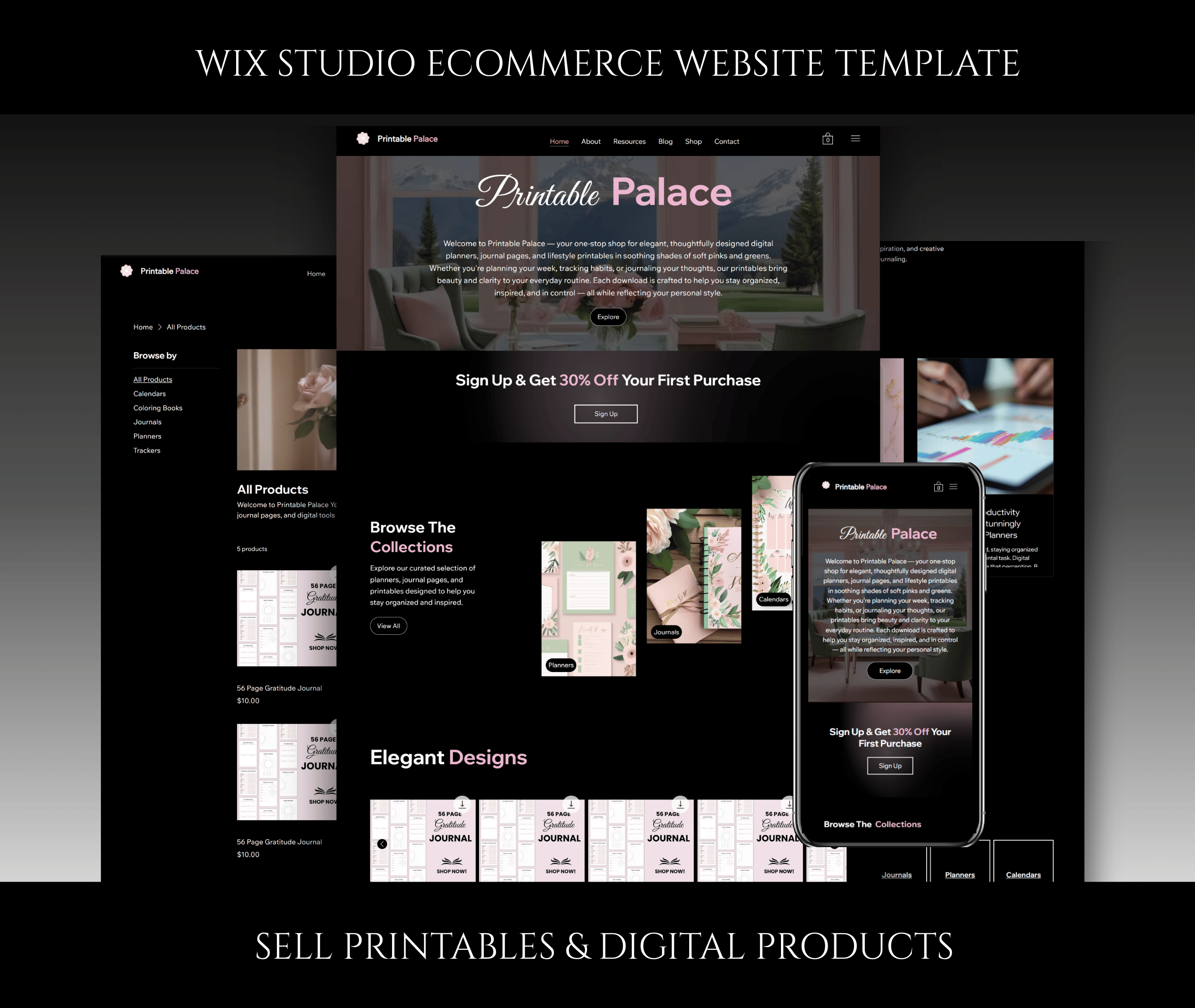 Website Templates and Resources for Authors & Content Creators - Wix ...