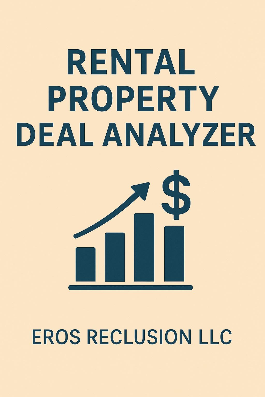 Rental property deal analyzer template to evaluate cash flow, ROI, operating costs, and profitability of potential real estate investments.