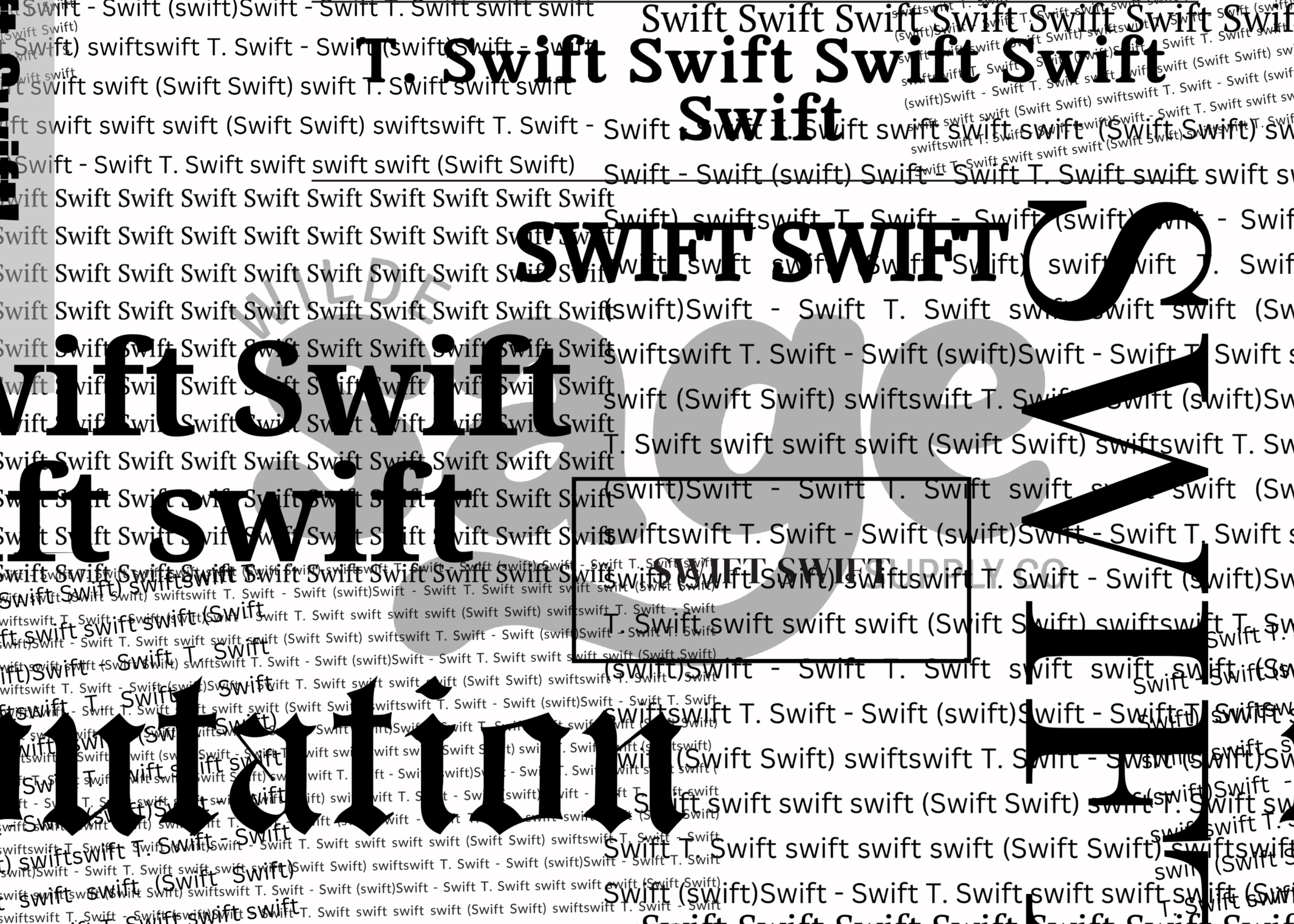 Rep Paper Swift Popstar Rep Newspaper Seamless - Payhip