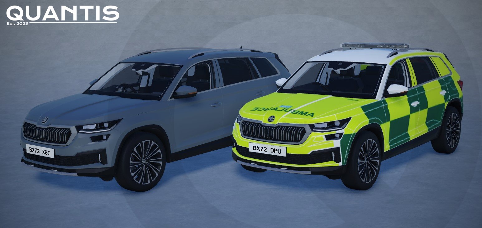 Uk Ambulance Rear Pattern UK Ambulance Skoda Kodiaq RRV Bundle - Payhip
