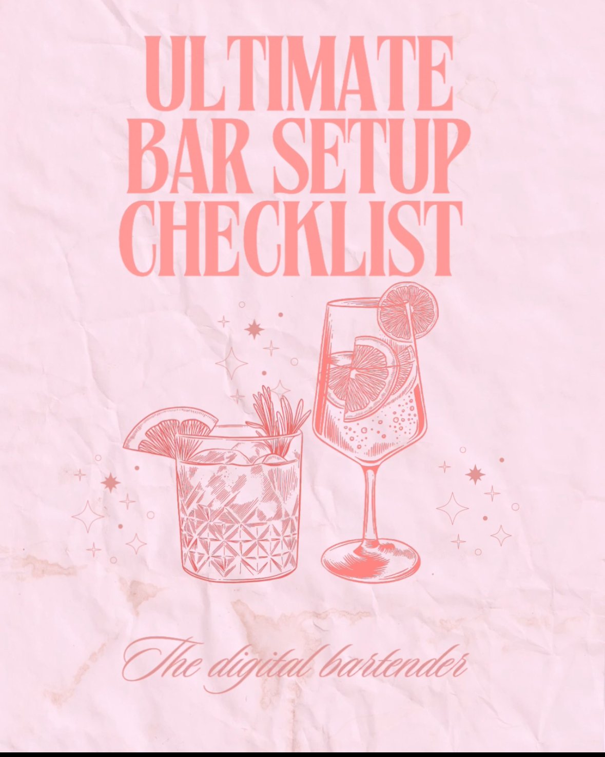 Ultimate Bar Setup Checklist - Payhip