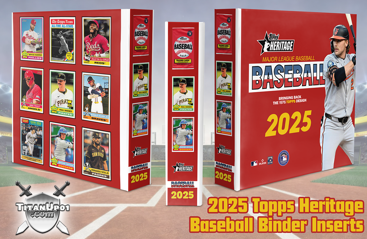 2025 Topps Heritage Baseball Cards Binder Inserts