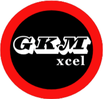 “GKMxcel logo showcasing a modern, professional design for a digital design brand. The logo represents creativity and quality in graphic design services, including logo creation, templates, and visual branding solutions. Simple, sleek, and professional logo for a growing design business.”