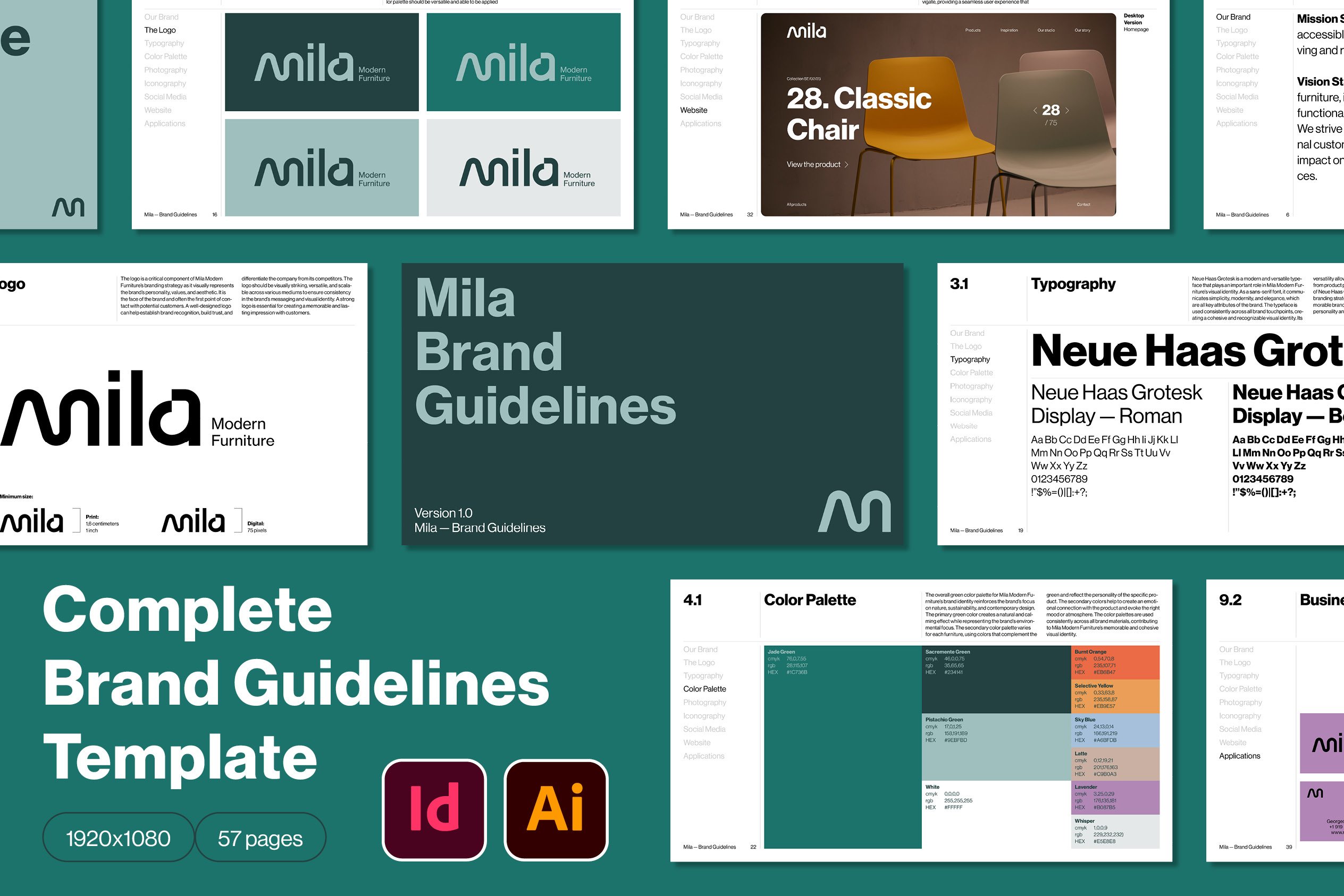 Complete Brand Complete | Brand Guidelines Template