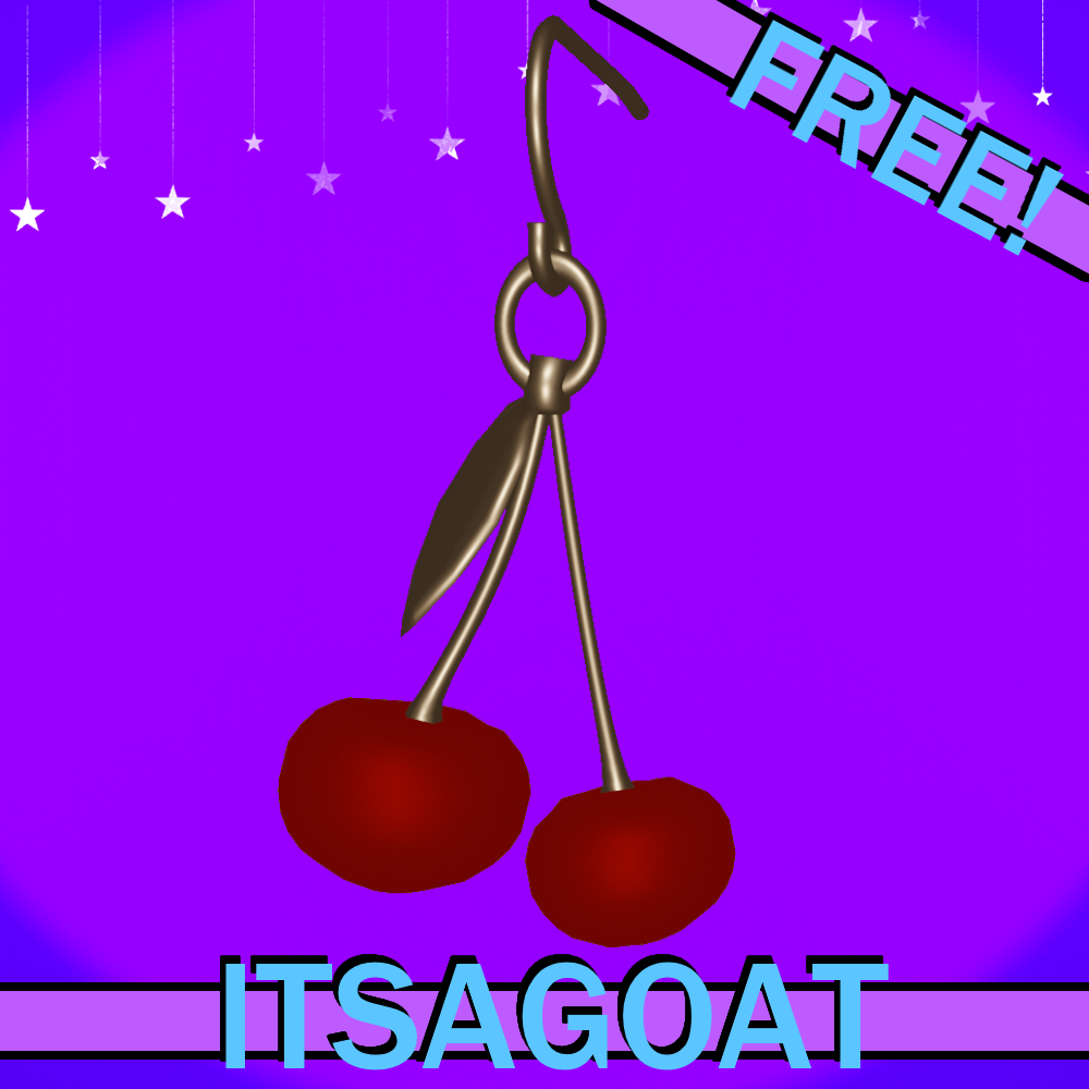 ~ Cherry Earrings ~ (FREE)