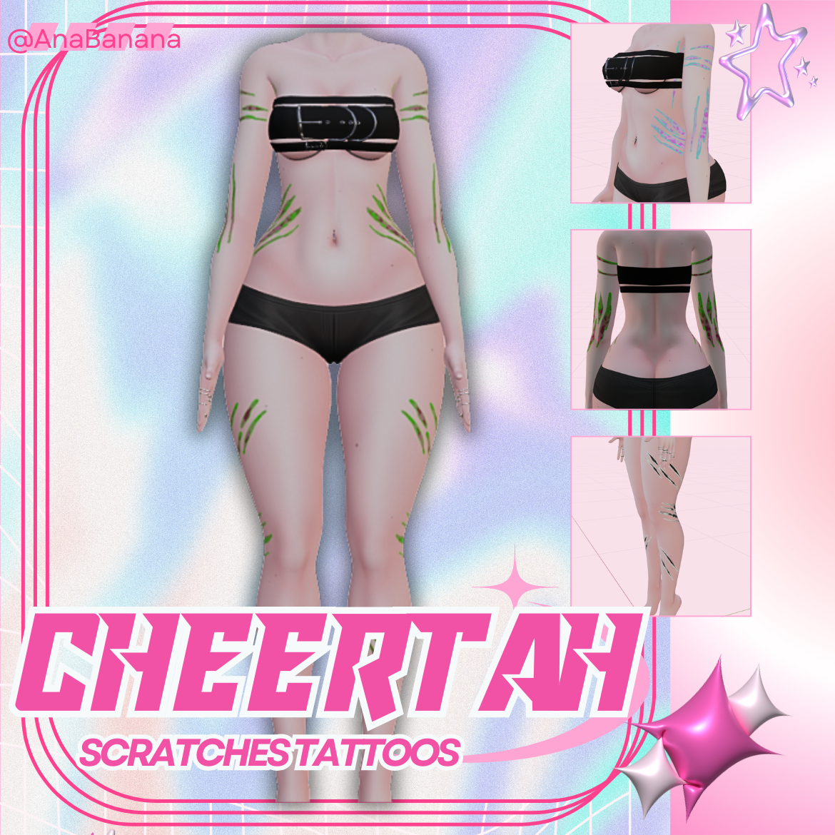 🐆Cheetah Scratches | Vrbase Egirl