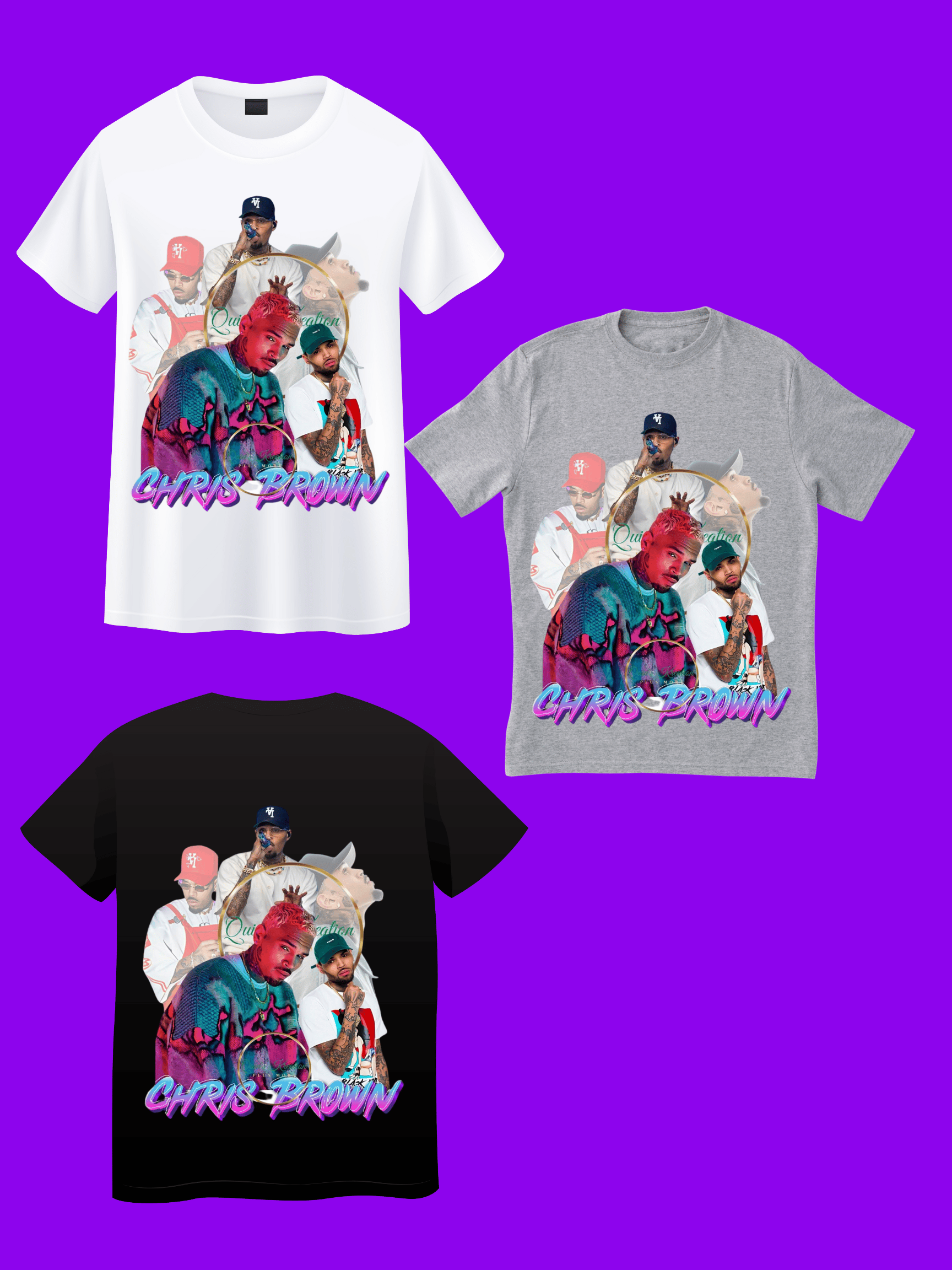 CHRIS BROWN DTF T-SHIRT - Payhip