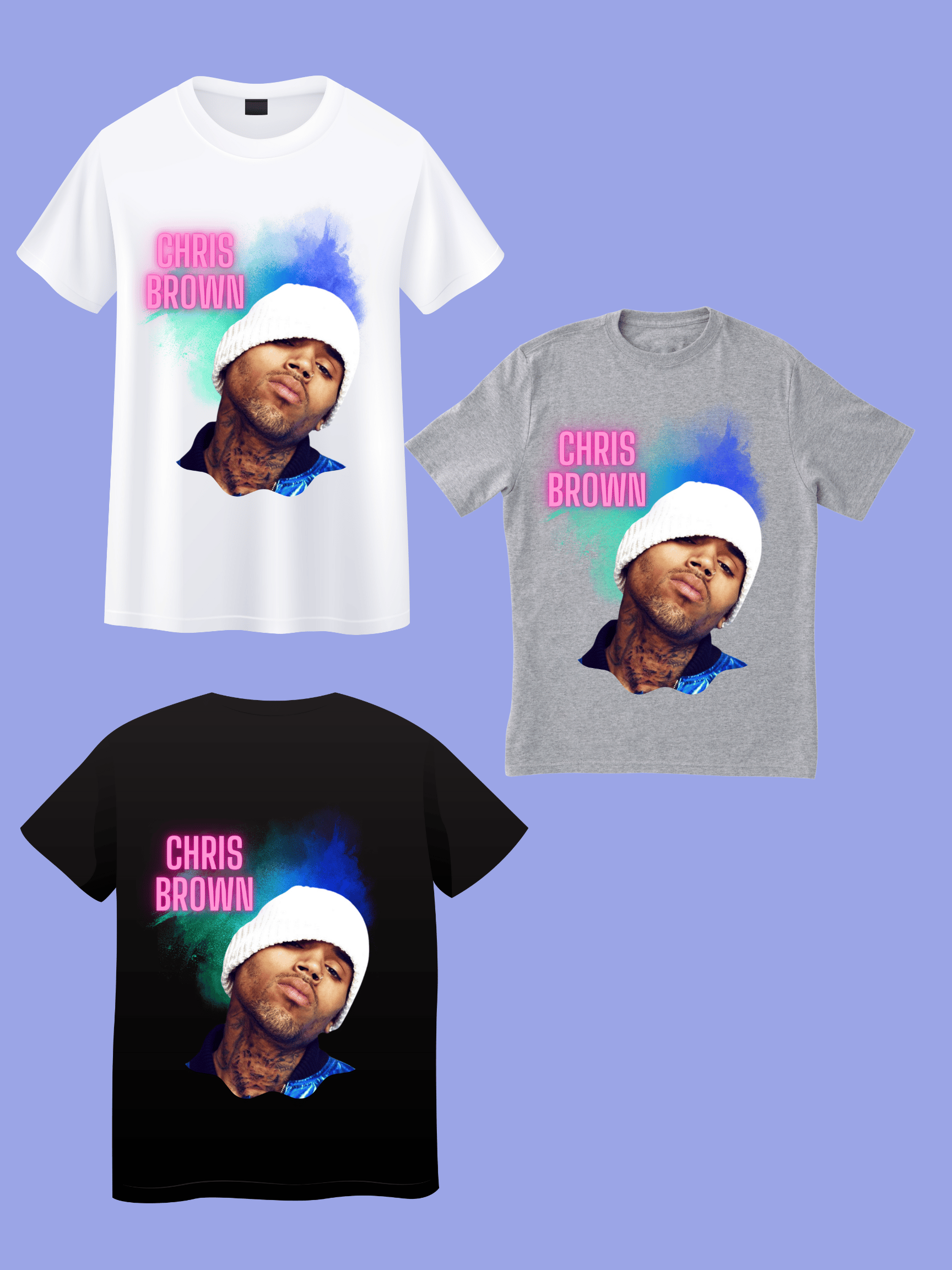 CHRIS BROWN DTF T-SHIRT - Payhip
