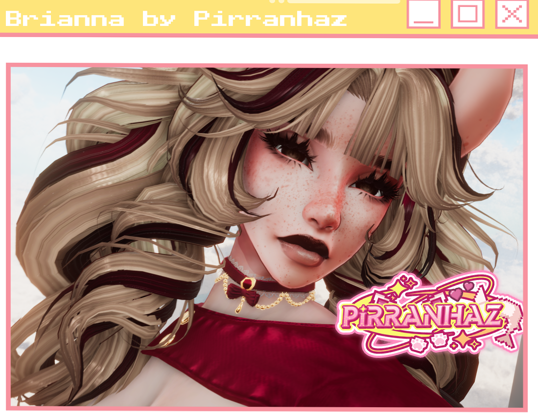 Brianna by Pirranhaz ♡ Free VRChat Avatar ♡  700 Members Gift ♡ VRCFT ♡ 