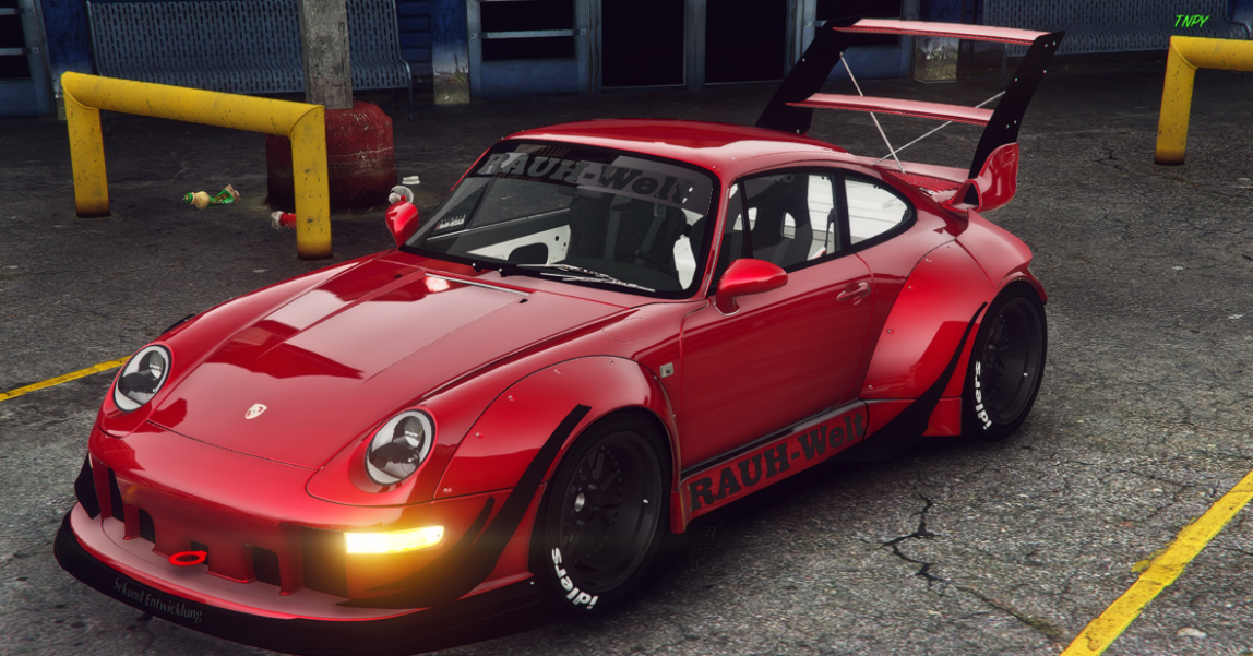 1995 Porsche 911 Turbo with RWB Body Kit Pack RWB Rims Pack | D3D - Payhip