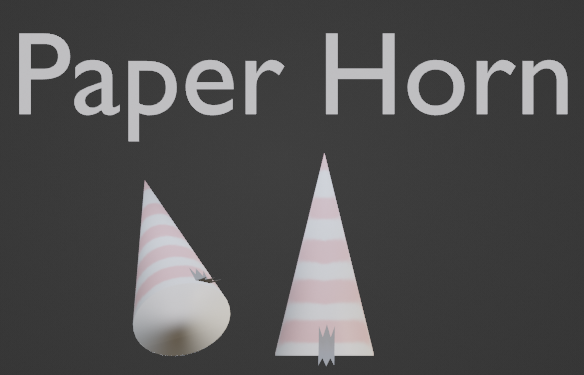 Paper Horn ♪ ♫