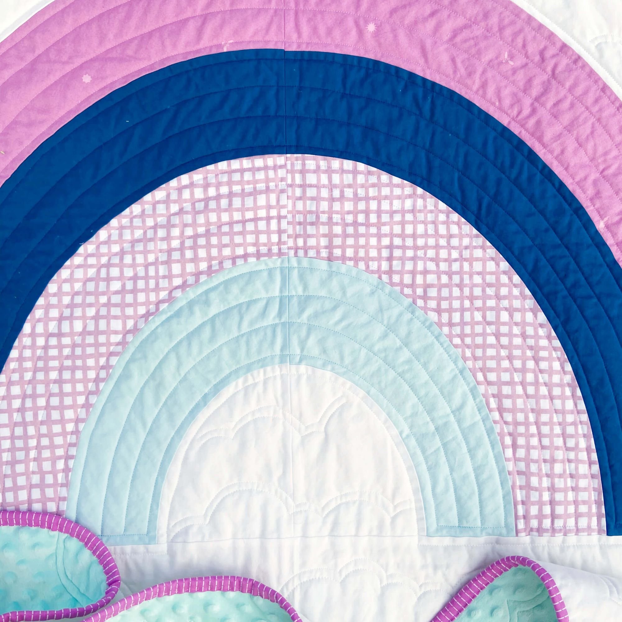 Retro Rainbow Baby Quilt - Payhip