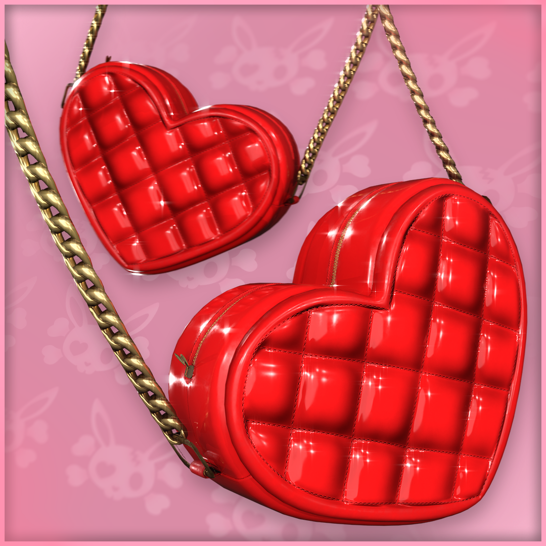 Padded Heart Purse (FREE IN SERVER)