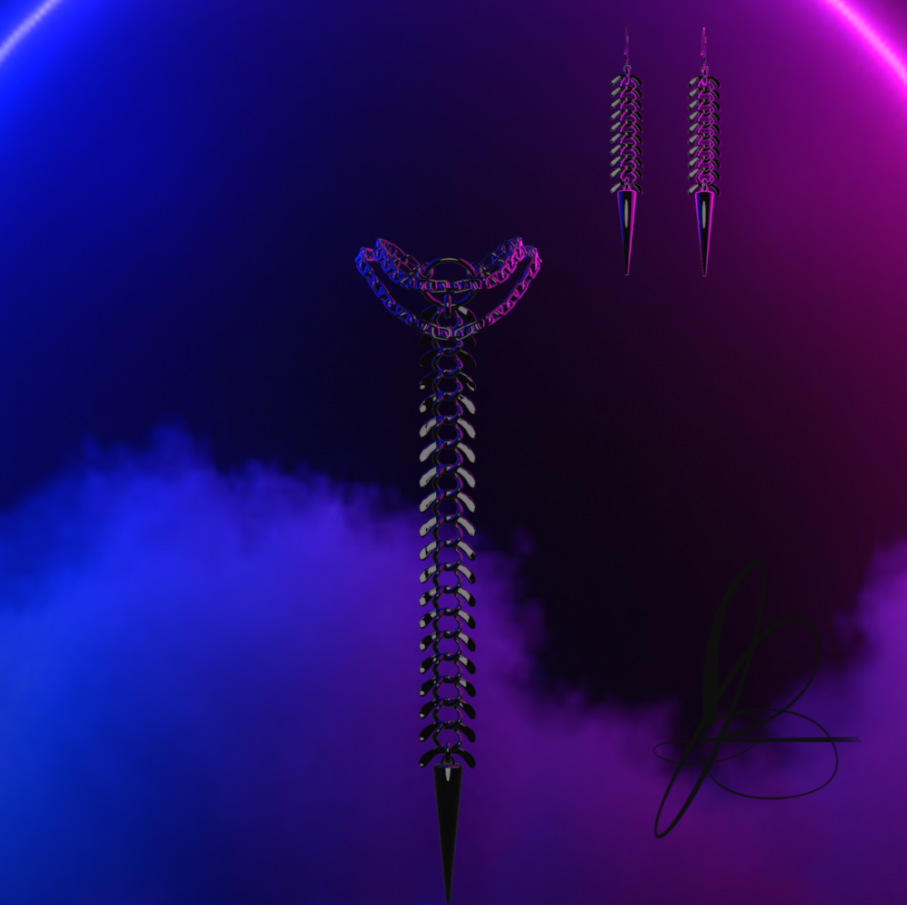 Vertabrae jewelry set (FREE)