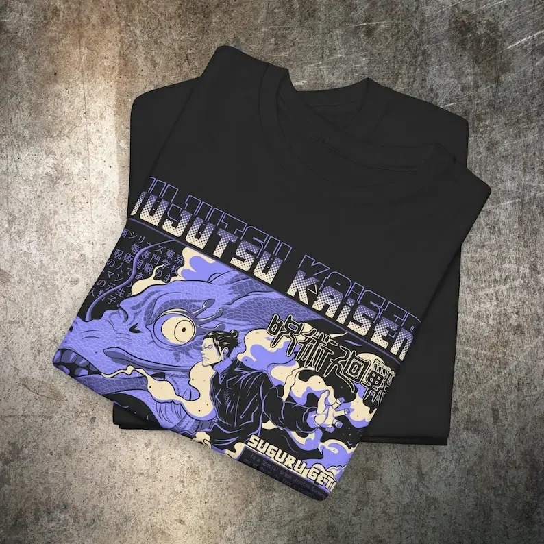 Suguru Geto T-shirt, Jujutsu Kaisen anime shirt, anime merch, Geto Suguru apparel, manga t-shirt, unisex anime t-shirt, anime streetwear, otaku clothing