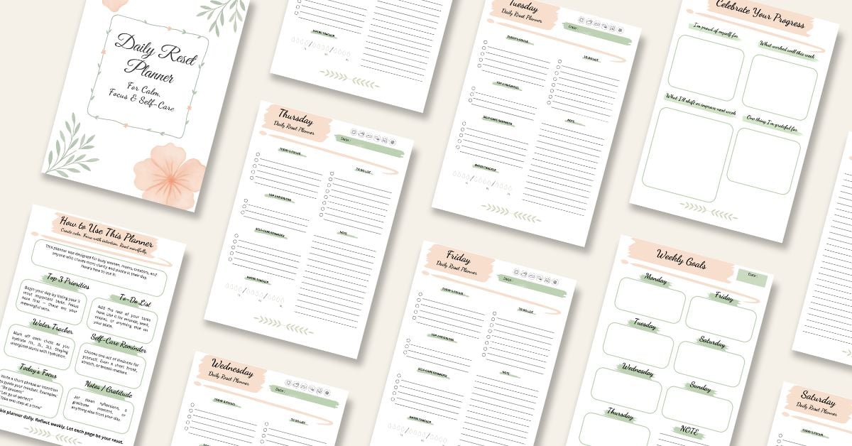 Daily Reset Planner image