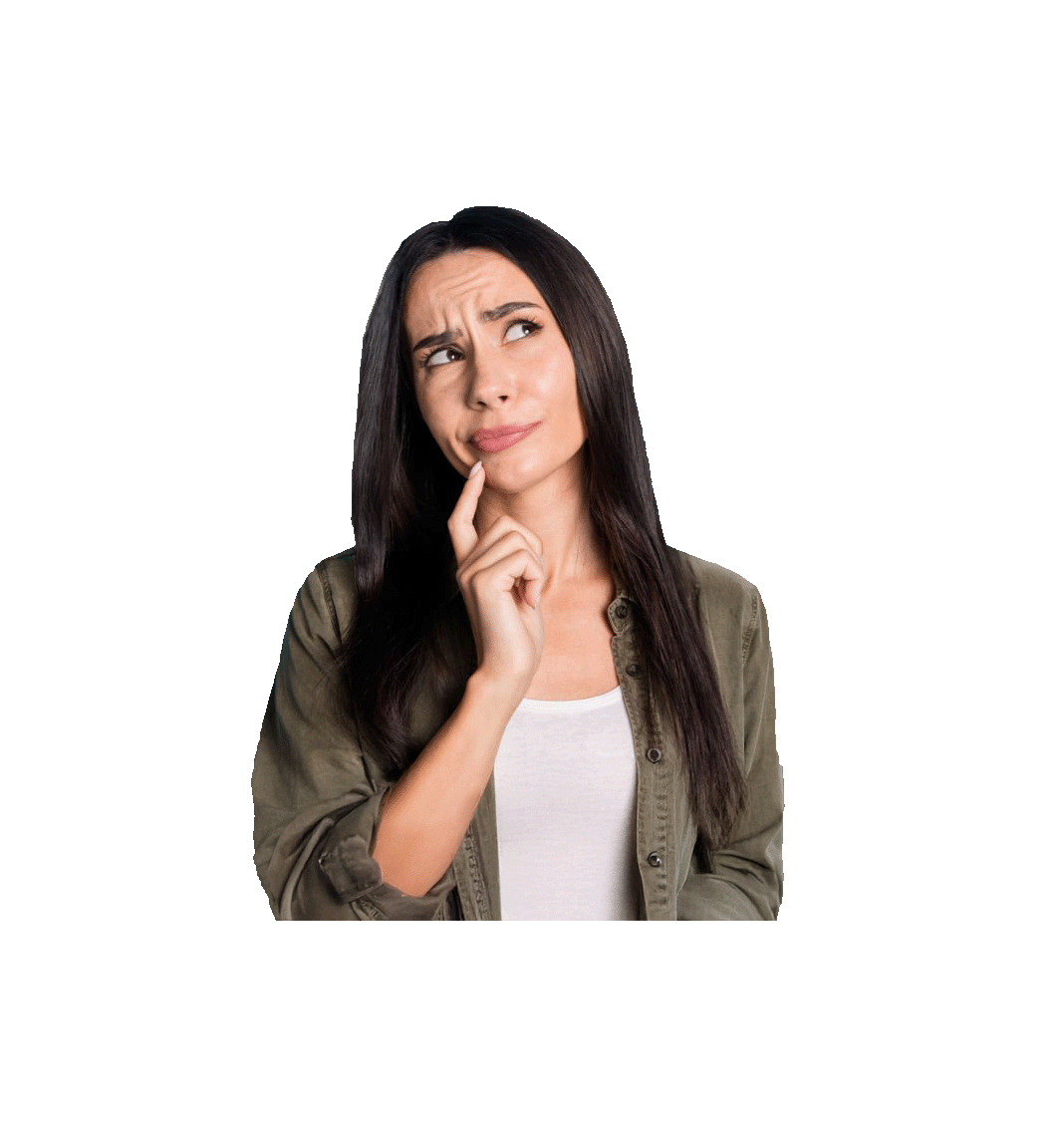 woman still thinking about which coaching plan from meroyoga to chooseit