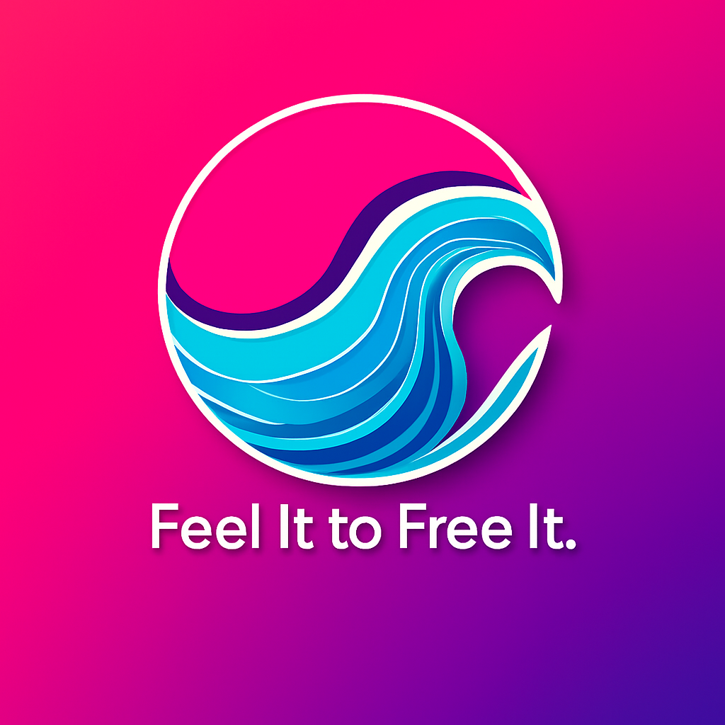 colourful abstract picture of waves