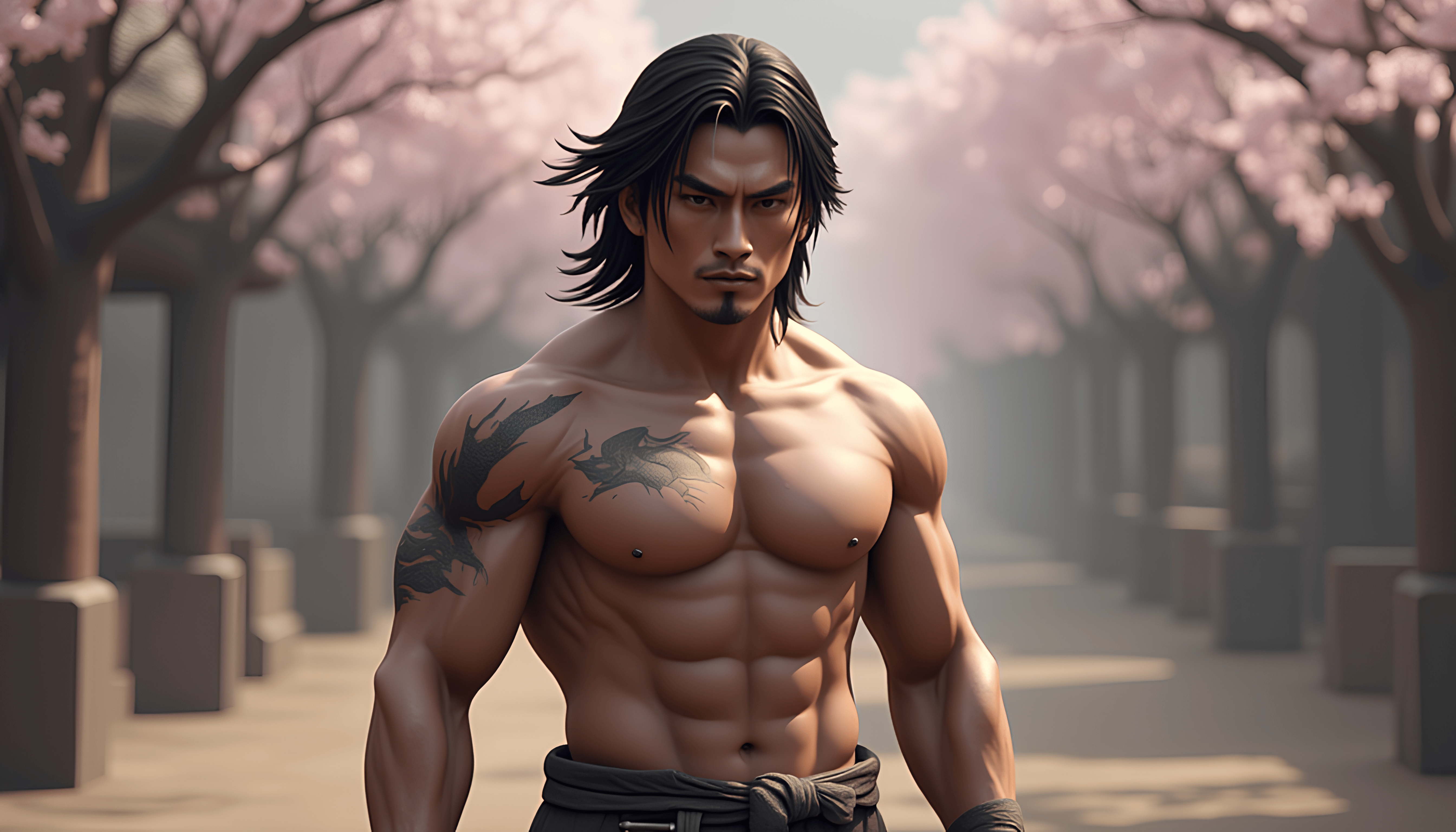 Japanese American male soldier