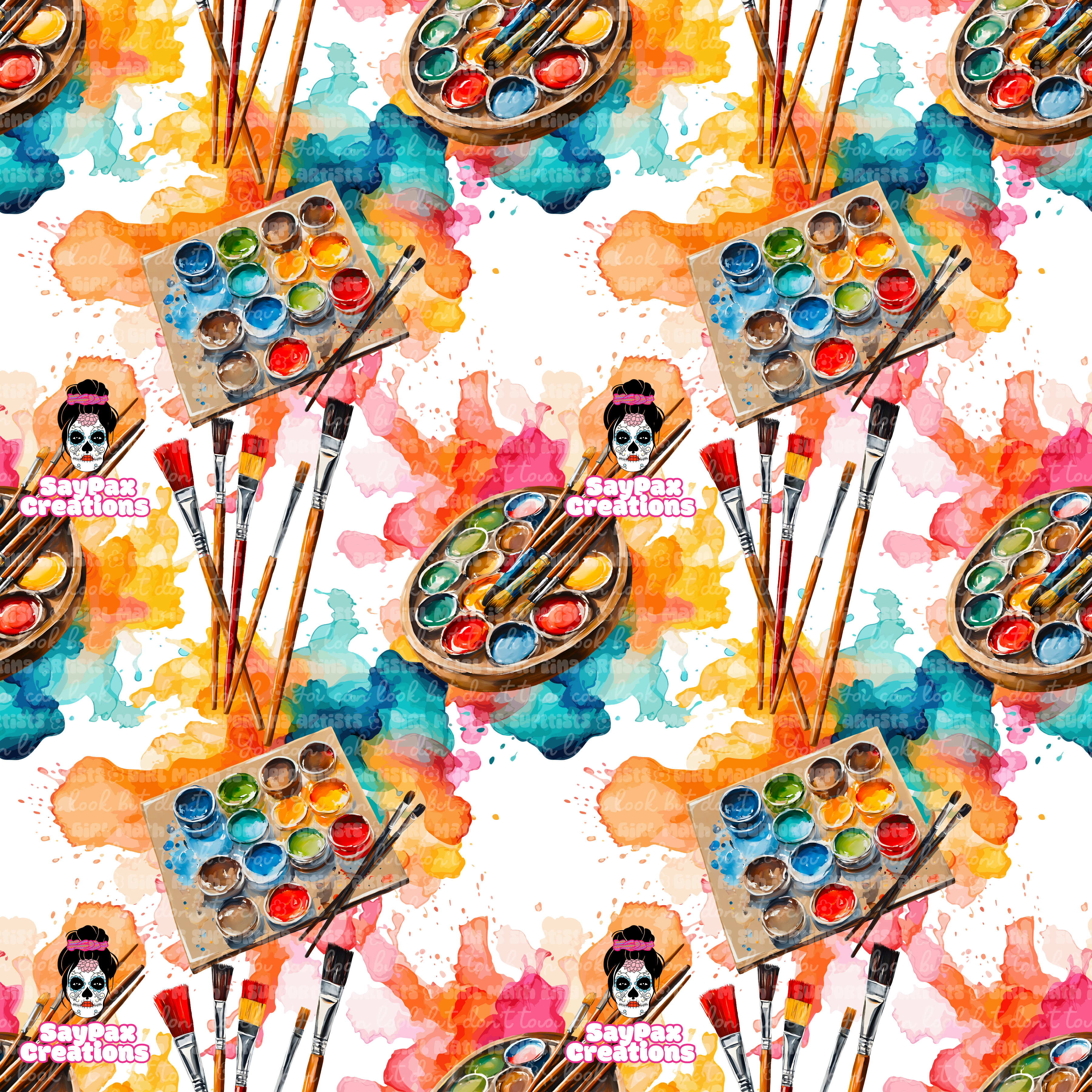 Frida paint pallet - Payhip