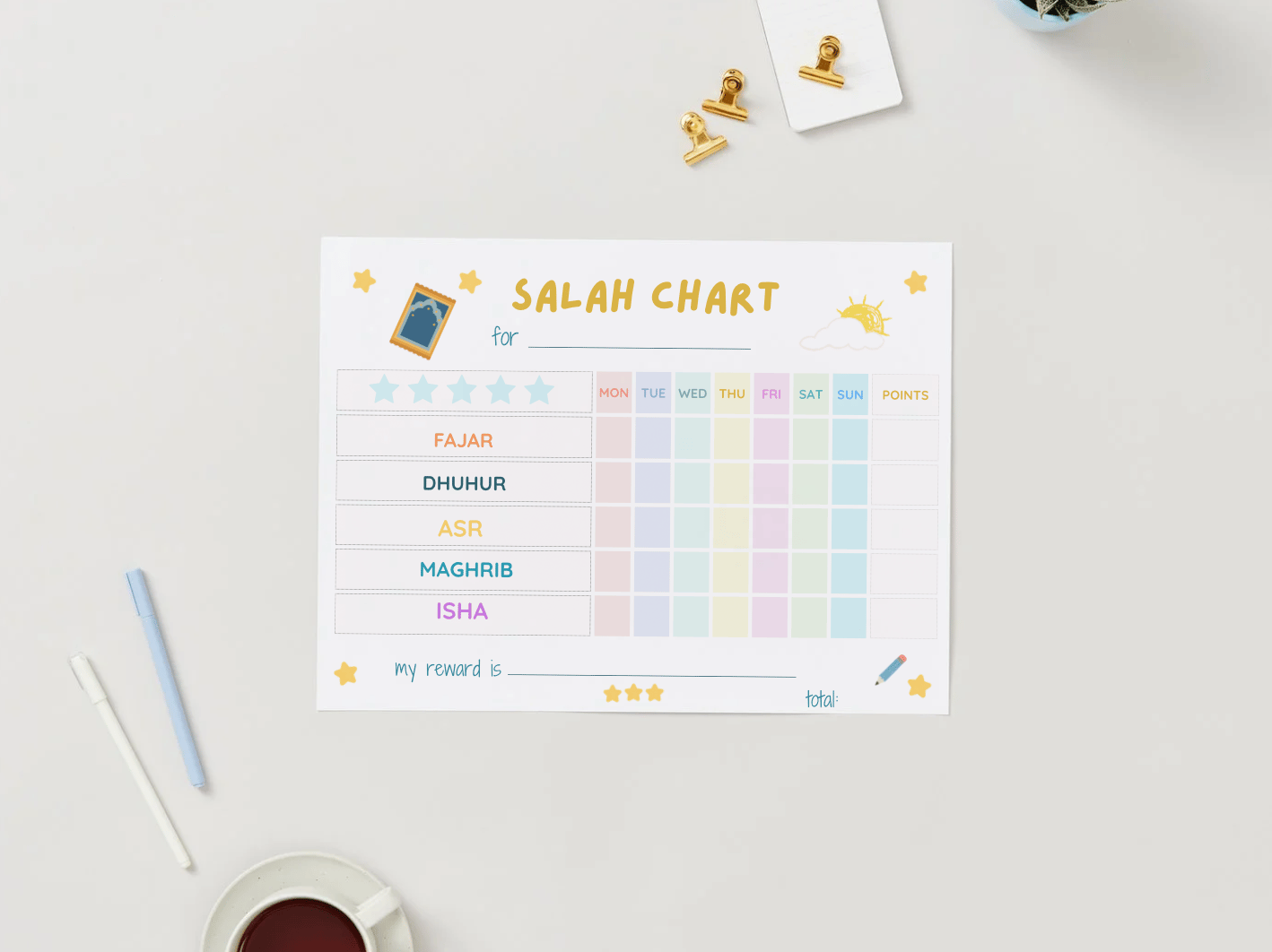 SALAH CHART - Payhip