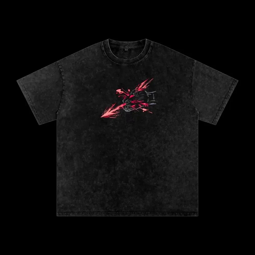 Vintage Anime T-Shirt Unisex– Jujutsu Kaisen Choso Blood Manipulation | Washed Cotton Harajuku Summer Streetwear Tee