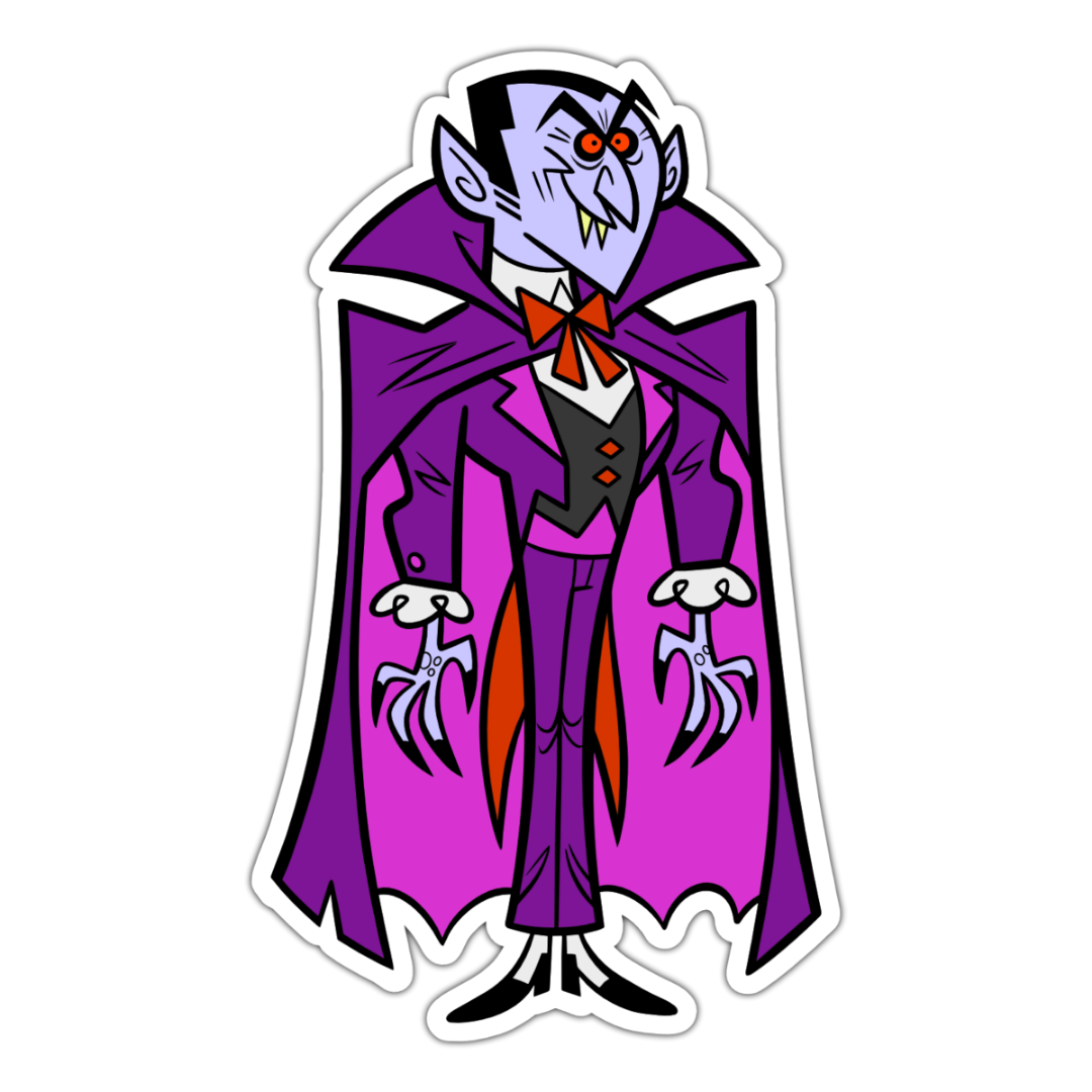 Dracula Sticker (4 inch height)