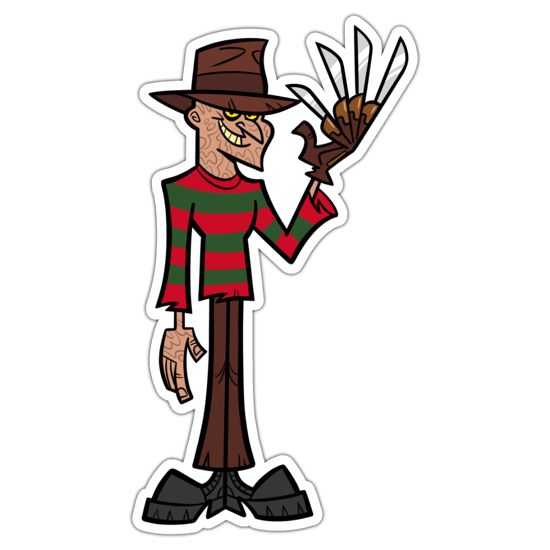 Freddy Sticker (4 inch height)
