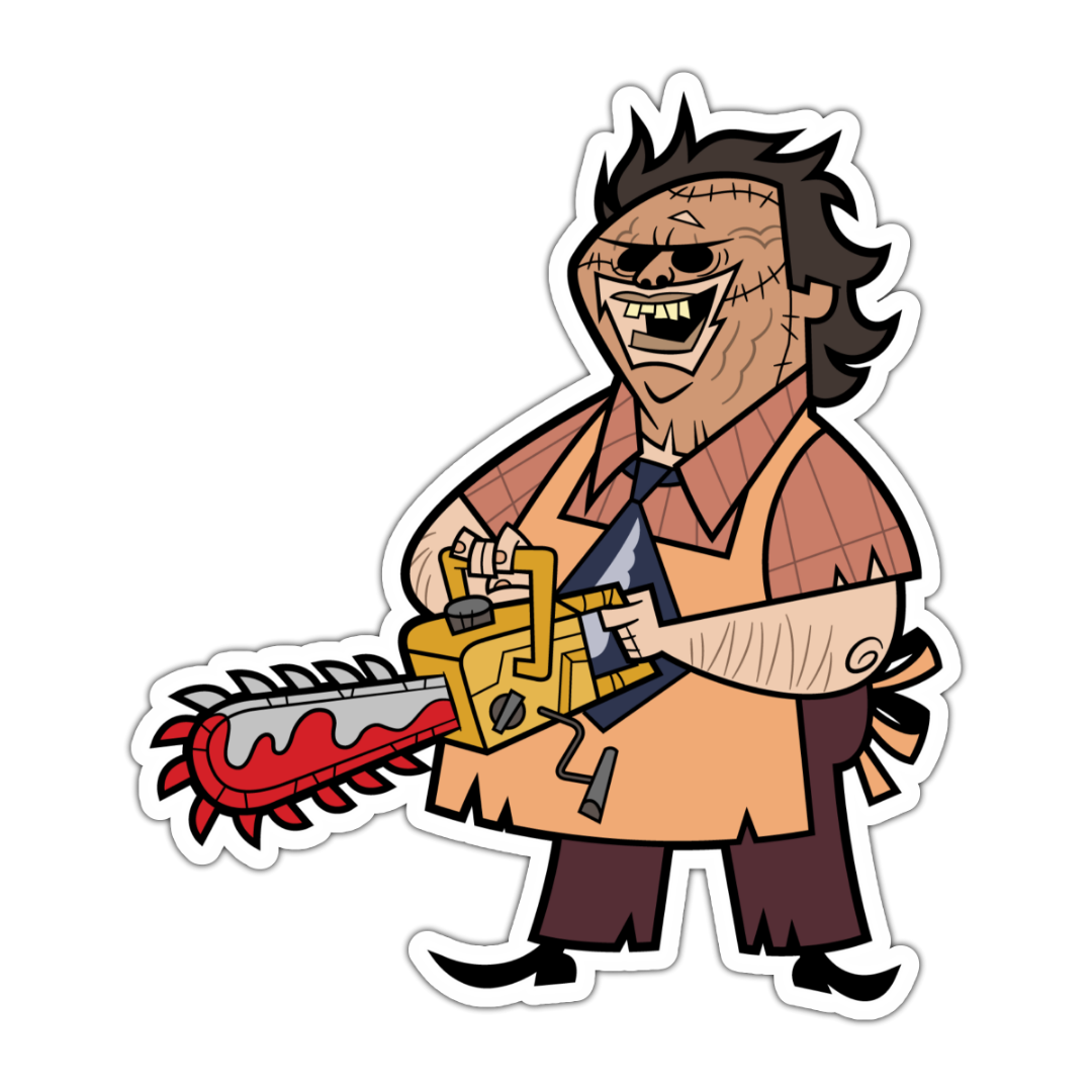 Chainsaw Sticker (4 inch height)