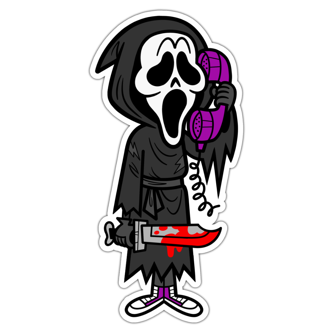 Ghosty Sticker (4 inch height)