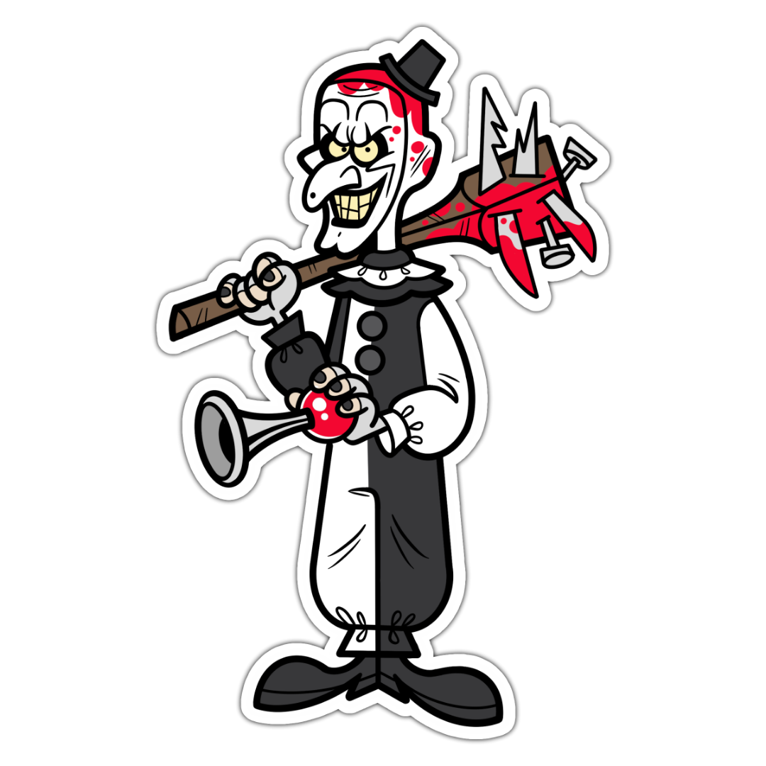 Art the Clown Sticker (4 inch height)
