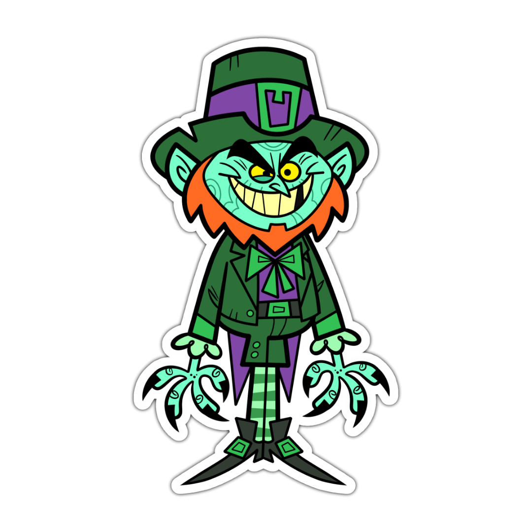 Leprechaun Sticker (4 inch height)