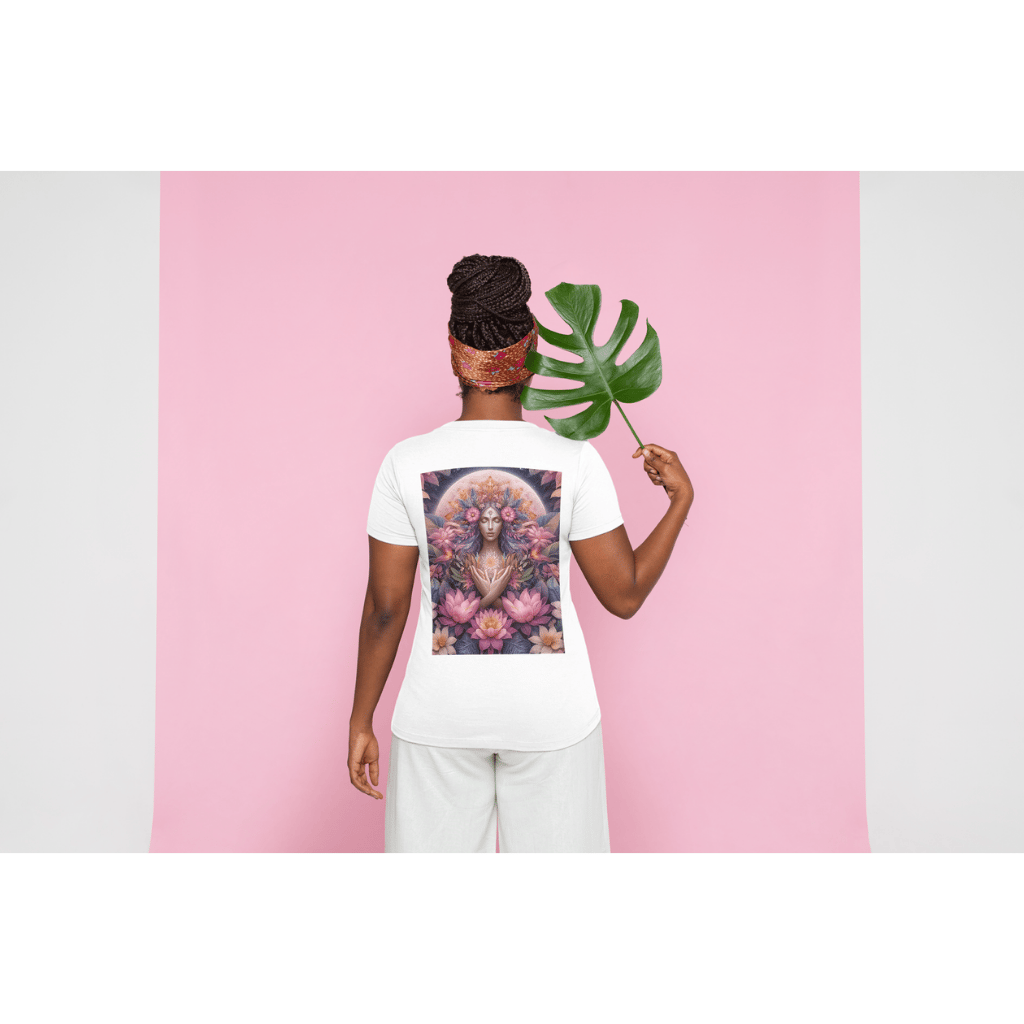 Nature Goddess | Dreamcore Botanical Art | Digital Download,feminine spiritual growth,,self-love, healing, inner peace,poster,tshirt
