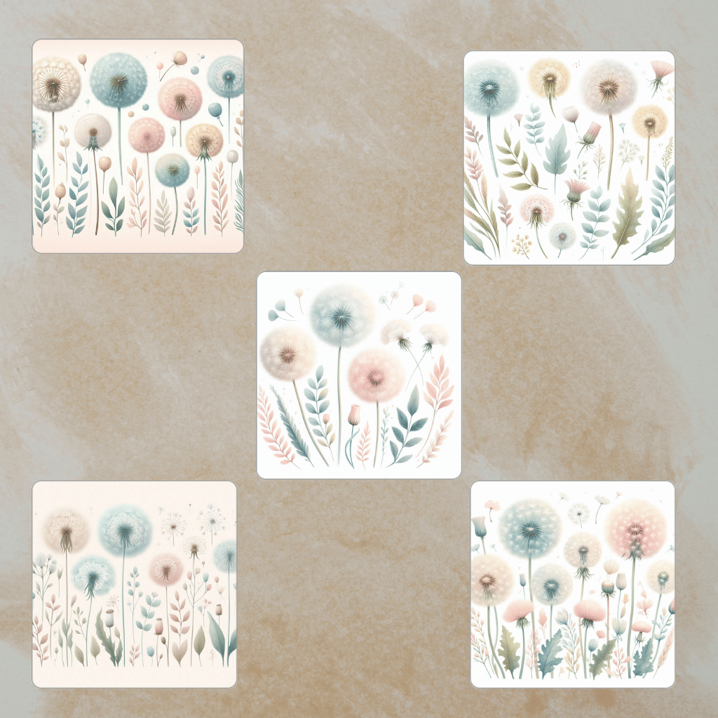 pastel dandelion clipart  botanical watercolor clipart,digital art  nature-inspired decor  kids room decor  t-shirt design clipart  poster design,home decor clipart  wallpaper design  phone case design  DIY craft projects  instant digital download
