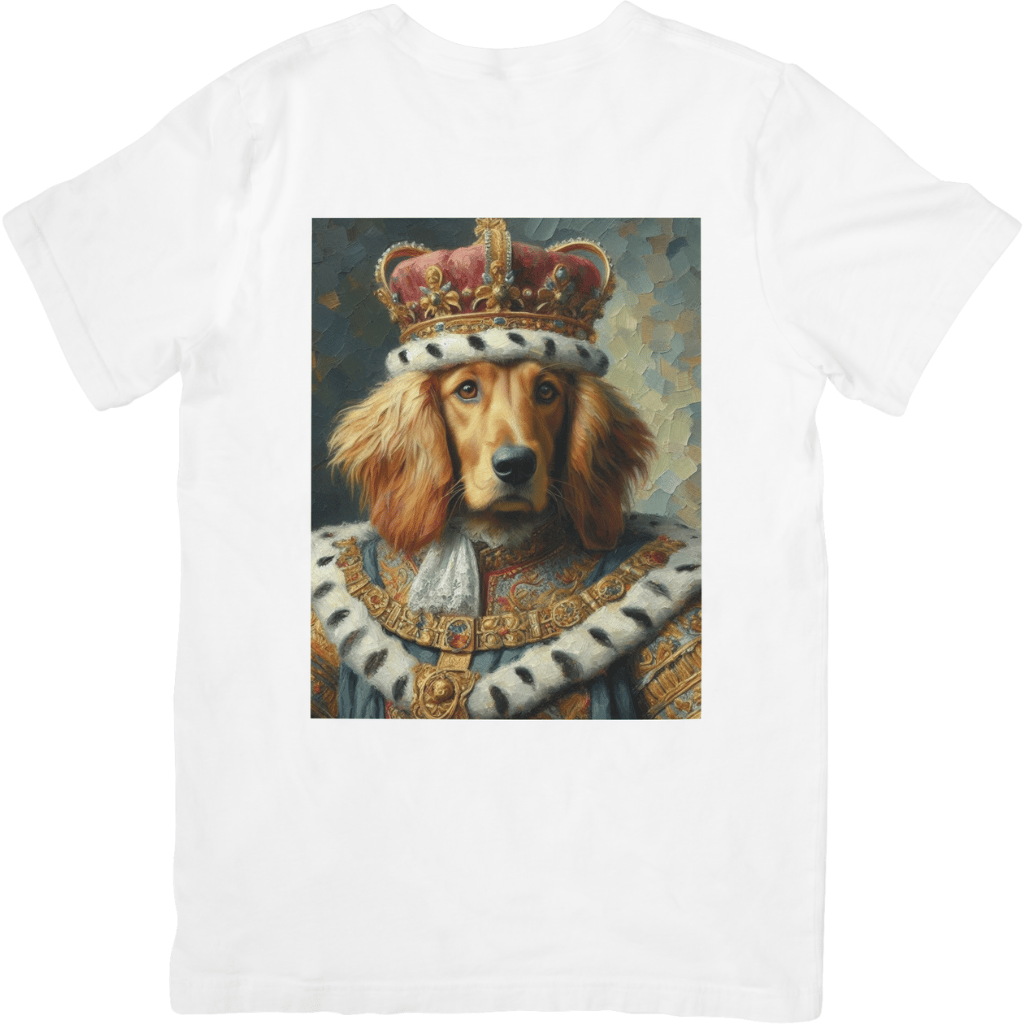 renaissance dog clipart  royal dog portrait  dog king artwork  regal dog illustration  impressionist dog painting  funny dog printable  noble pet clipart  royal animal design  dog in crown art  printable dog wall decor  baroque dog PNG  digital dog art  d