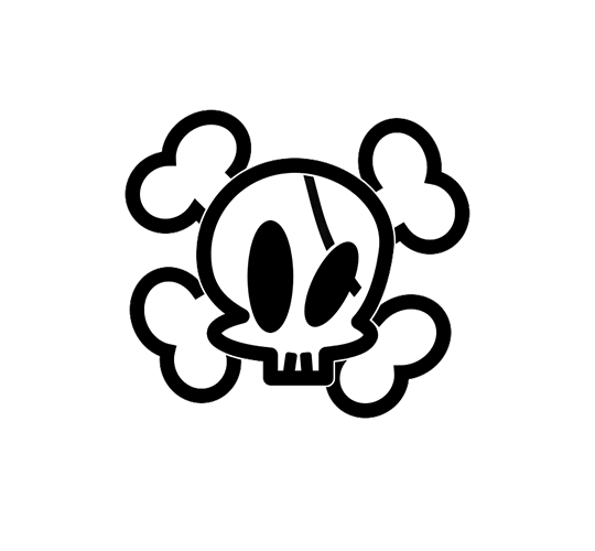 a logo for fools aka prod.fools for his mascot skully