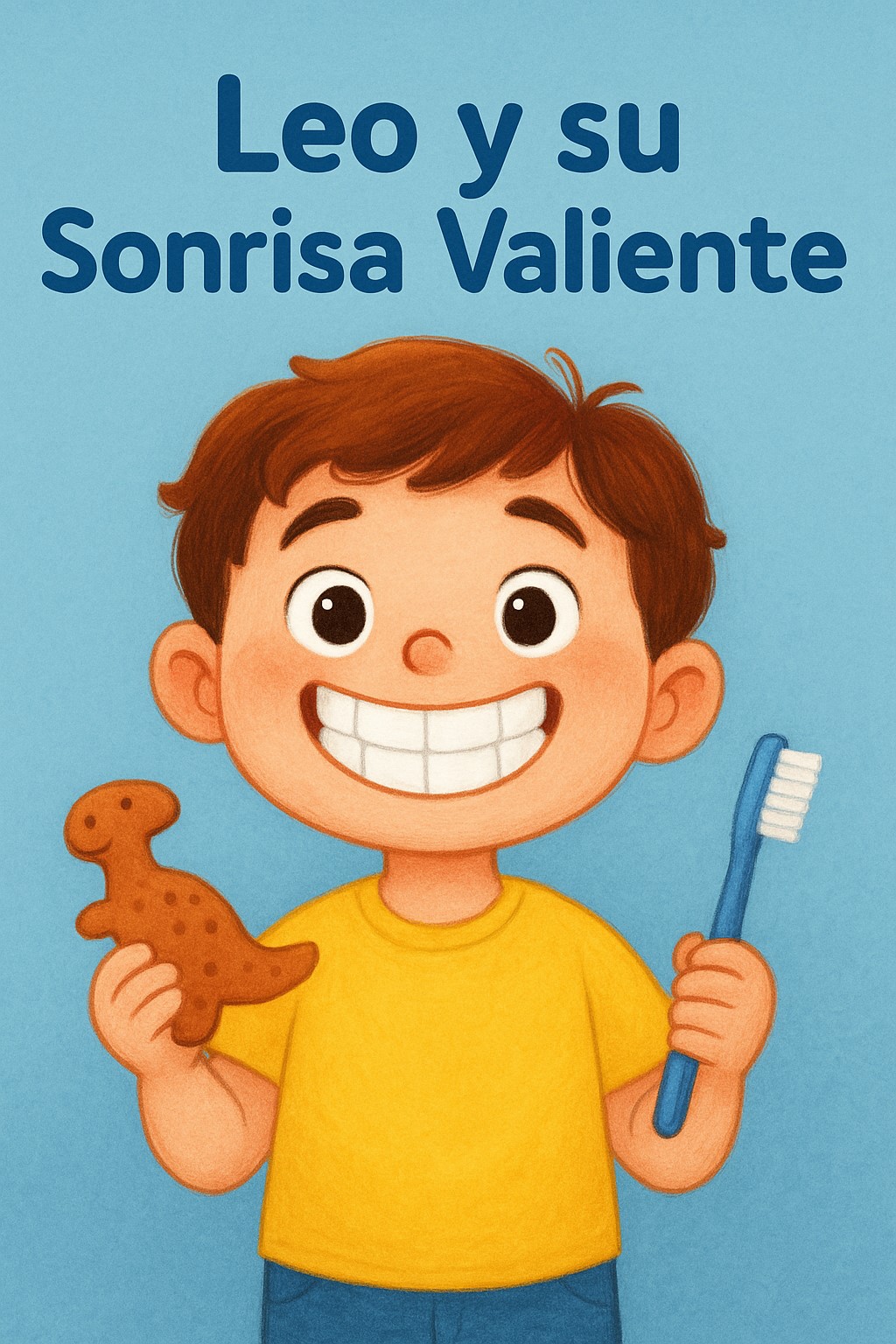 Leo y su sonrisa valiente, relata la primera cita de Leo al odontólogo, incluye una guía para padres y un certificado editable