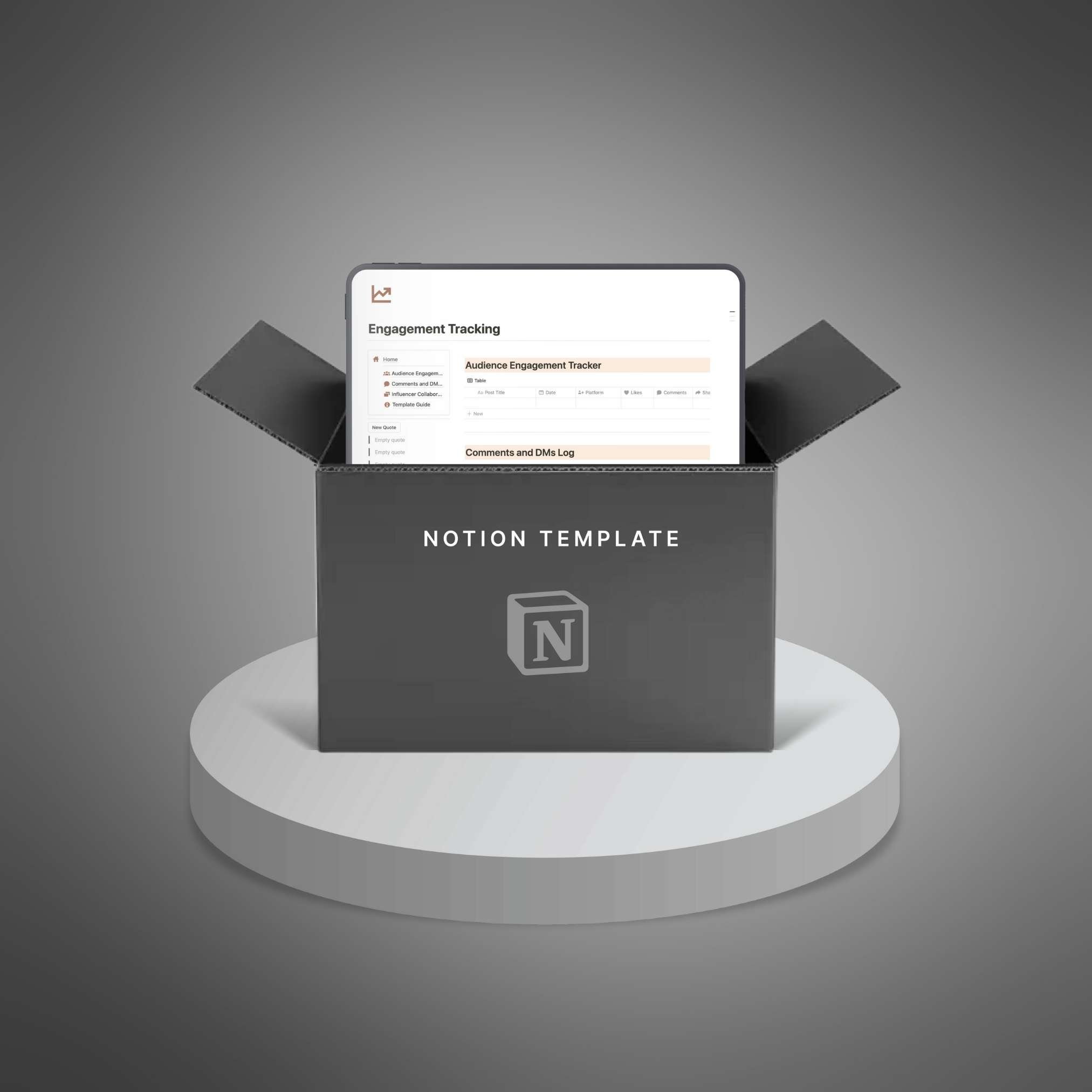 Engagement Tracking - Notion Template
