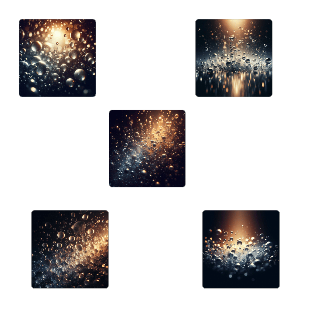 Water Droplets Black Background Water Illuminated Droplets Water Drop Photography Abstract Water Art Light and Water Drops in Darkness Modern Poster Water Minimalist Water Image Water Texture Light Reflection Drops Macro Water Photo Water Droplet Wallpape