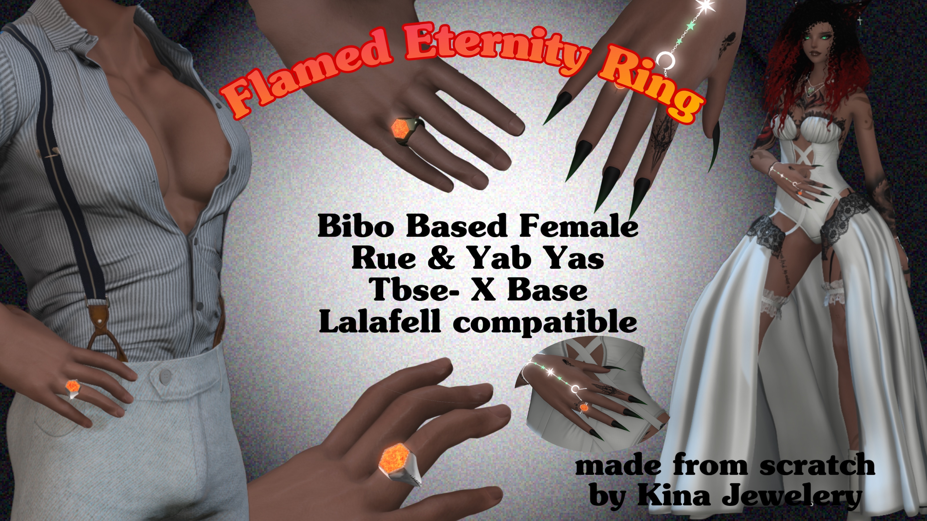 Flamed Eternity Ring - Payhip