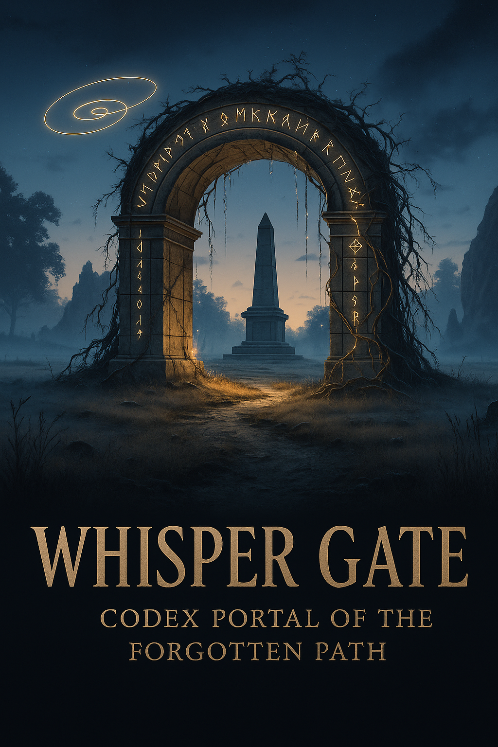 Whisper Gate - Codex Portal of the Forgotten Path (WALL ART)
