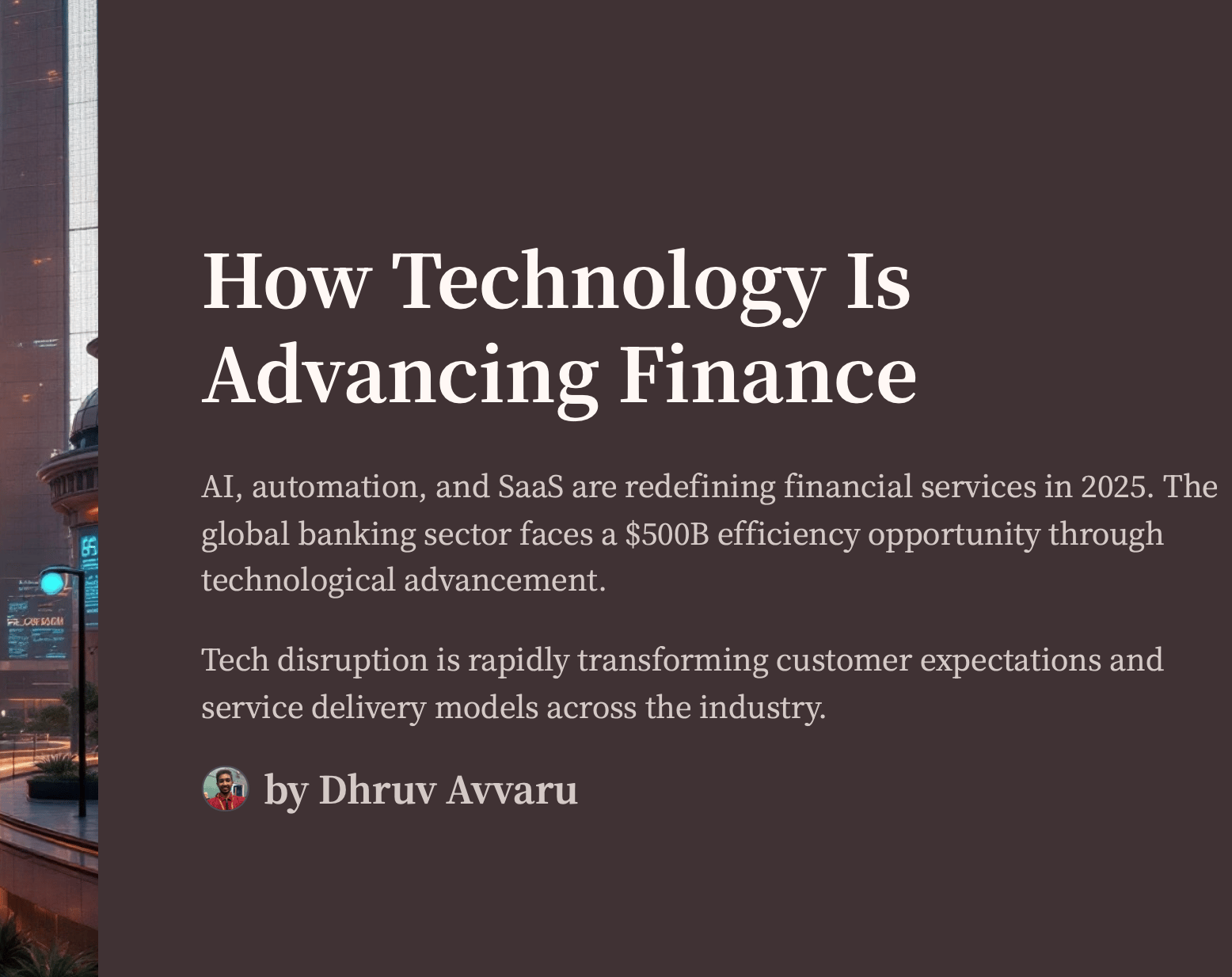 Technology is Advancing Finance - Presentation Pack(8 SLIDES) - Payhip