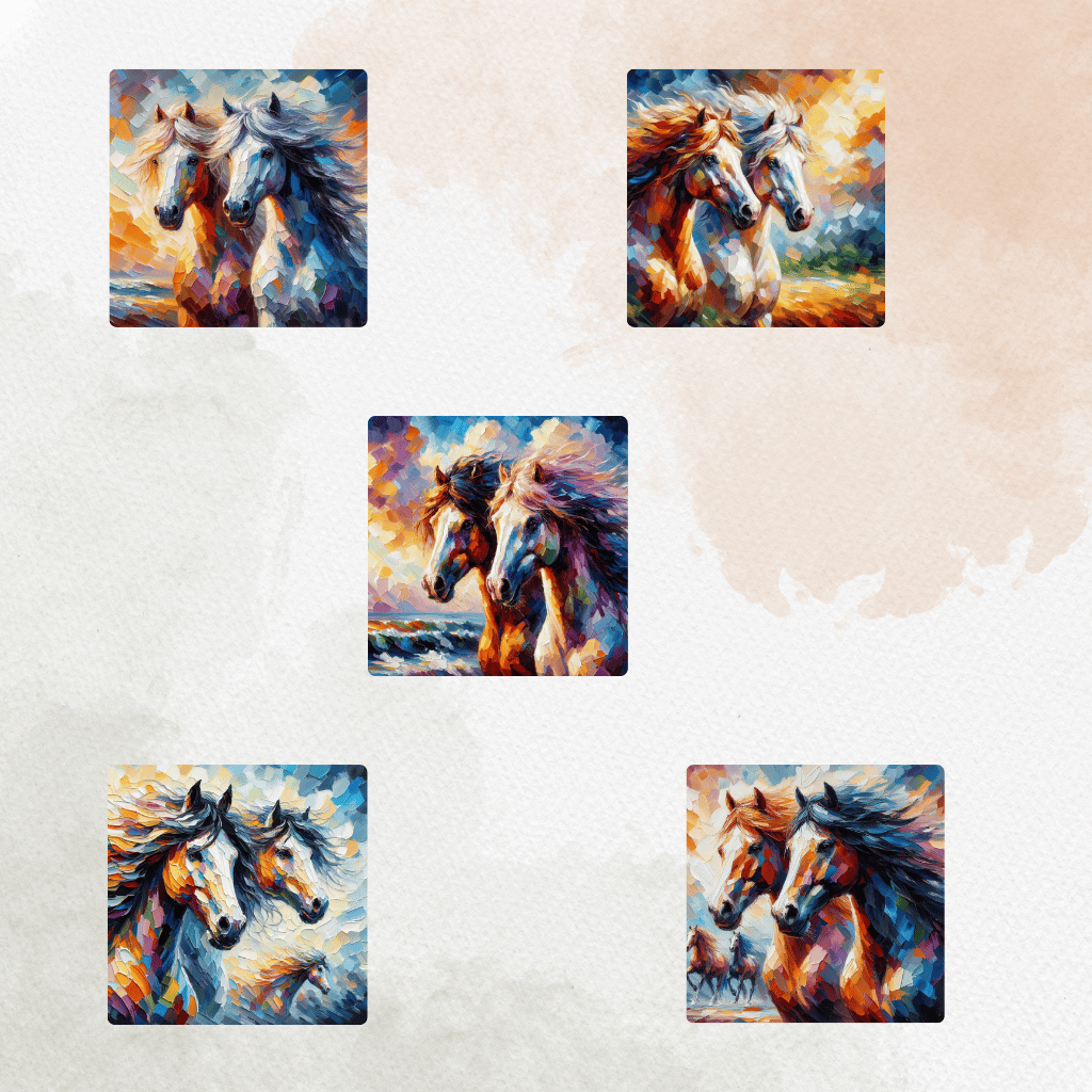 Watercolor horses  Elegant horse painting  Artistic horse illustration  Watercolor equestrian art  Dreamy horse artwork  Horse painting soft colors  Misty horse landscape  Horse galloping painting  Fine art horse watercolor  Horse portrait painting  Abstr